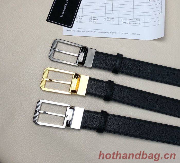 Ermenegildo Zegna Belt 35MM EZB00009-1 Ermenegildo Zegna Belt 35MM EZB00009-1